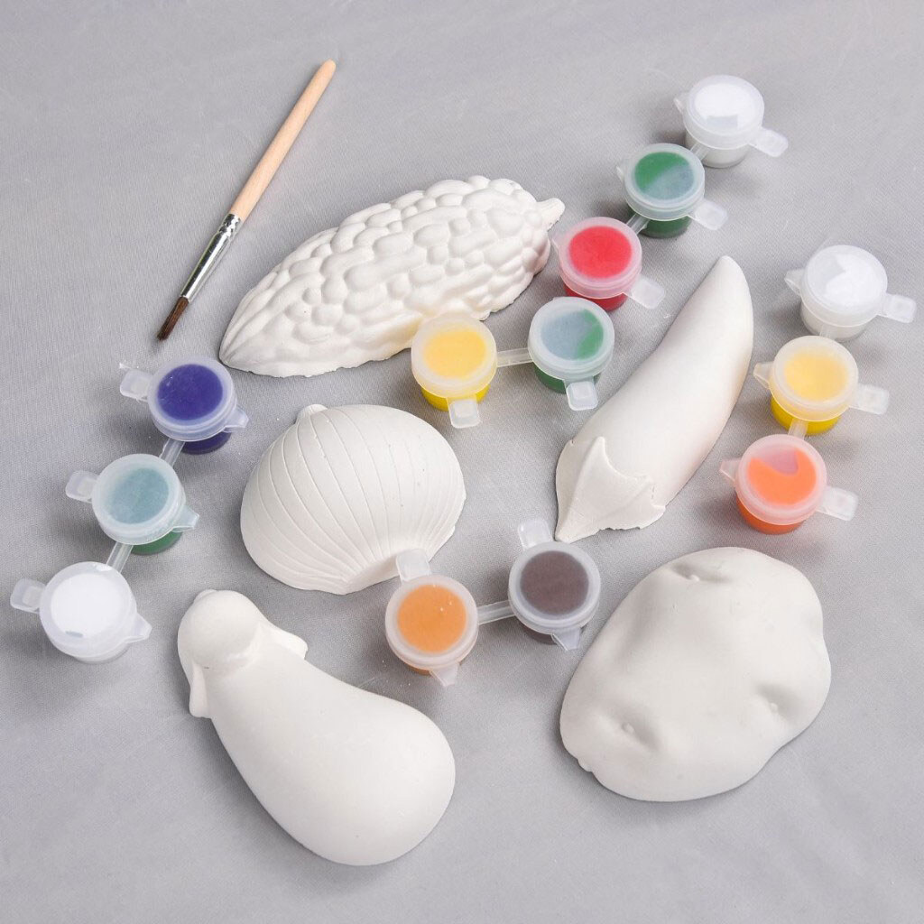 Набор для творчества "Гипсовые раскраски: раскрась овощи", Strateg - № 3 Набор для творчества "Гипсовые раскраски: раскрась овощи", Strateg - № 3