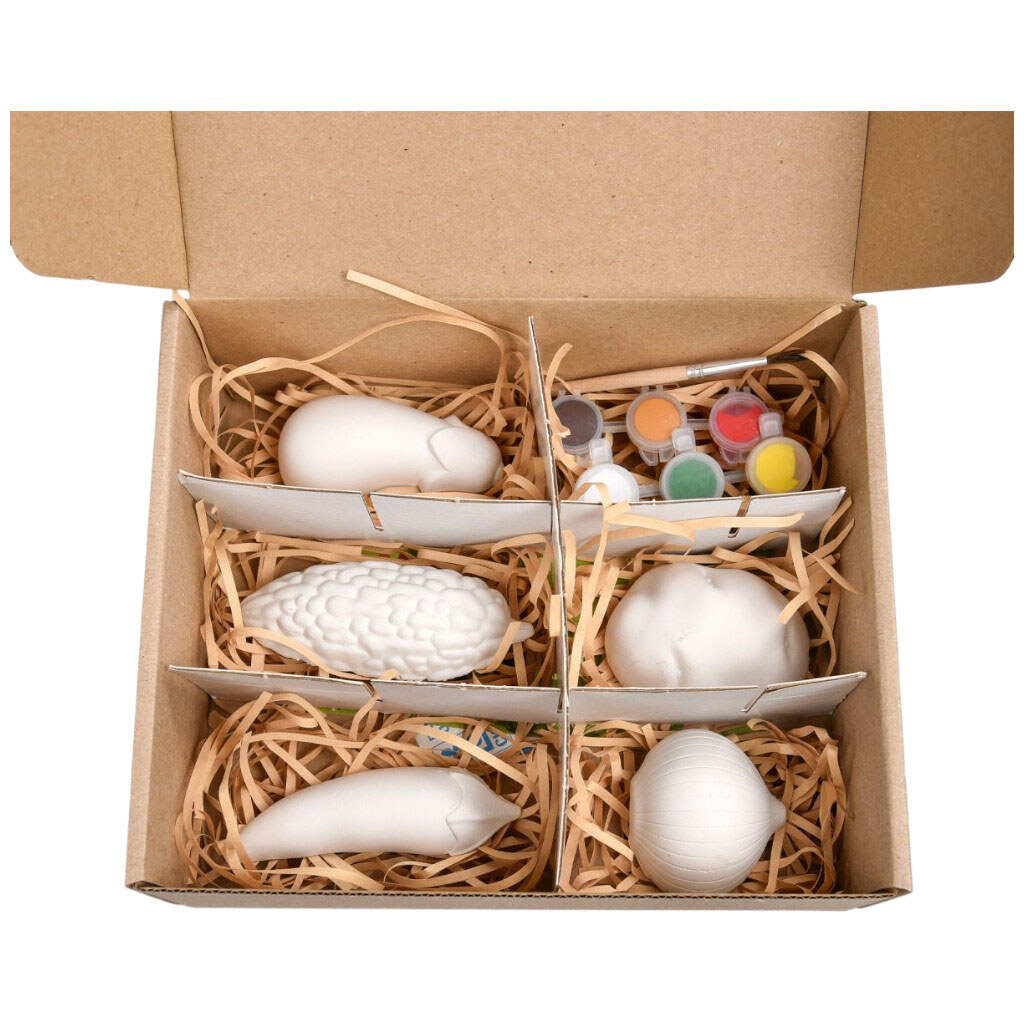 Набор для творчества "Гипсовые раскраски: раскрась овощи", Strateg - № 4 Набор для творчества "Гипсовые раскраски: раскрась овощи", Strateg - № 4