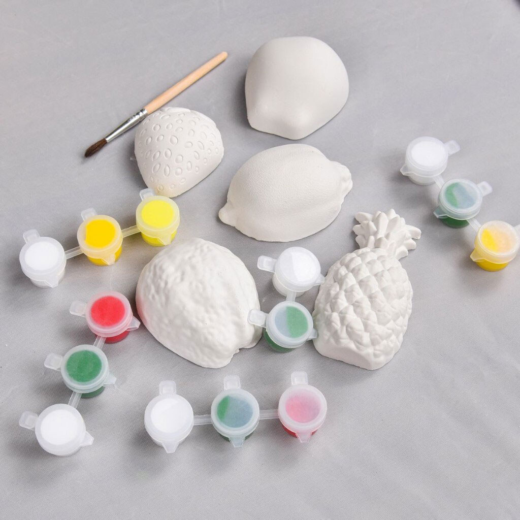 Набор для творчества "Гипсовые раскраски: раскрась фрукты", Strateg - № 3 Набор для творчества "Гипсовые раскраски: раскрась фрукты", Strateg - № 3