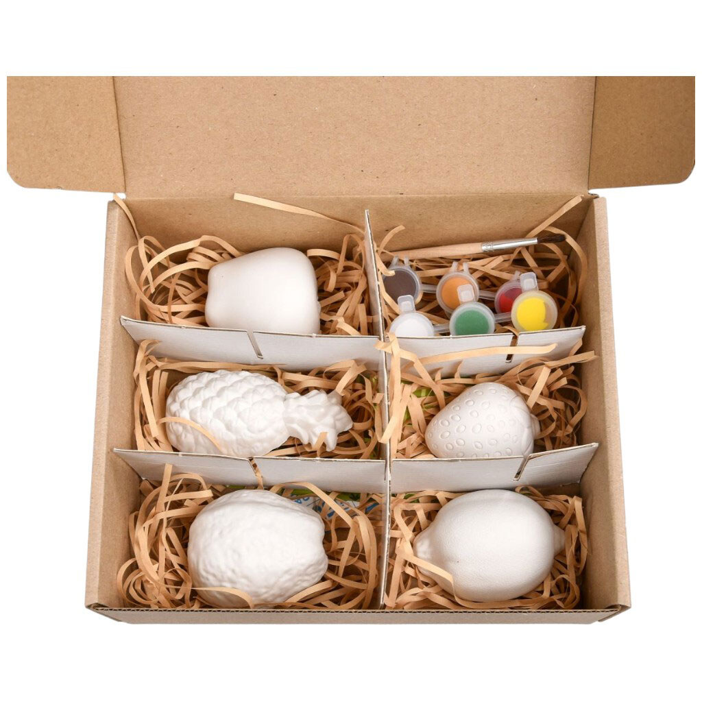 Набор для творчества "Гипсовые раскраски: раскрась фрукты", Strateg - № 4 Набор для творчества "Гипсовые раскраски: раскрась фрукты", Strateg - № 4