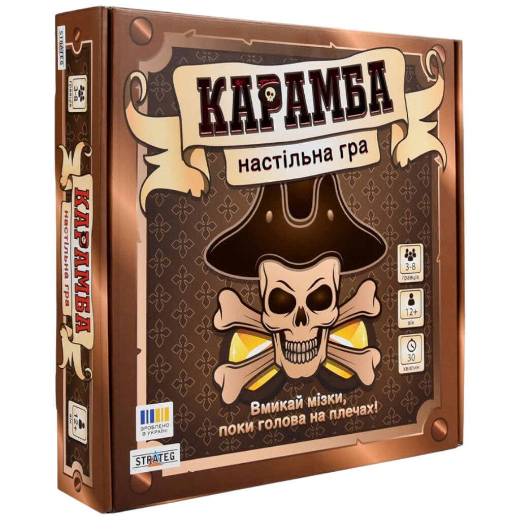 Настольная игра "Карамба", на украинском языке, Strateg - № 1 Настольная игра "Карамба", на украинском языке, Strateg - № 1