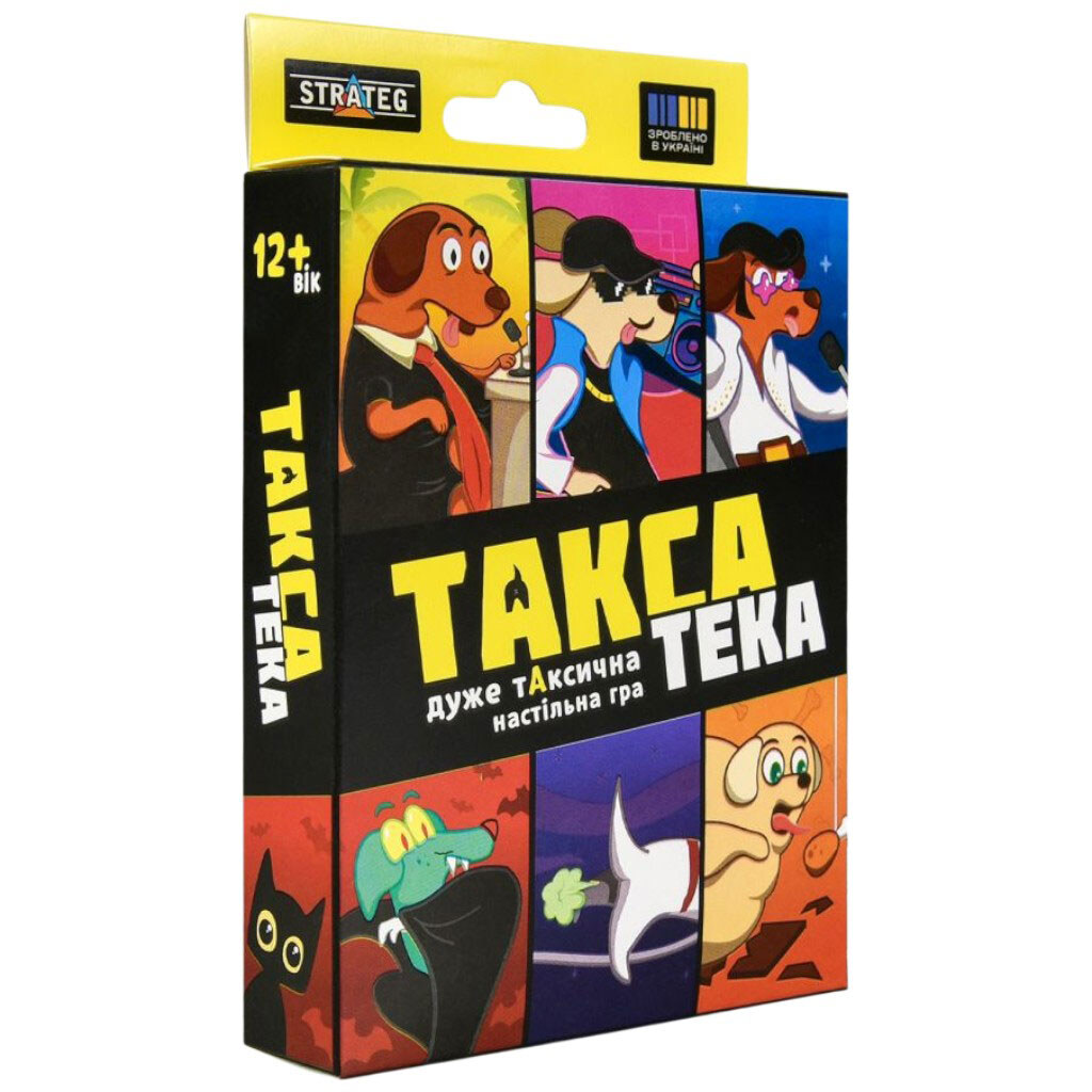 Настольная игра "ТаксаТека", укр, Strateg - № 1 Настольная игра "ТаксаТека", укр, Strateg - № 1