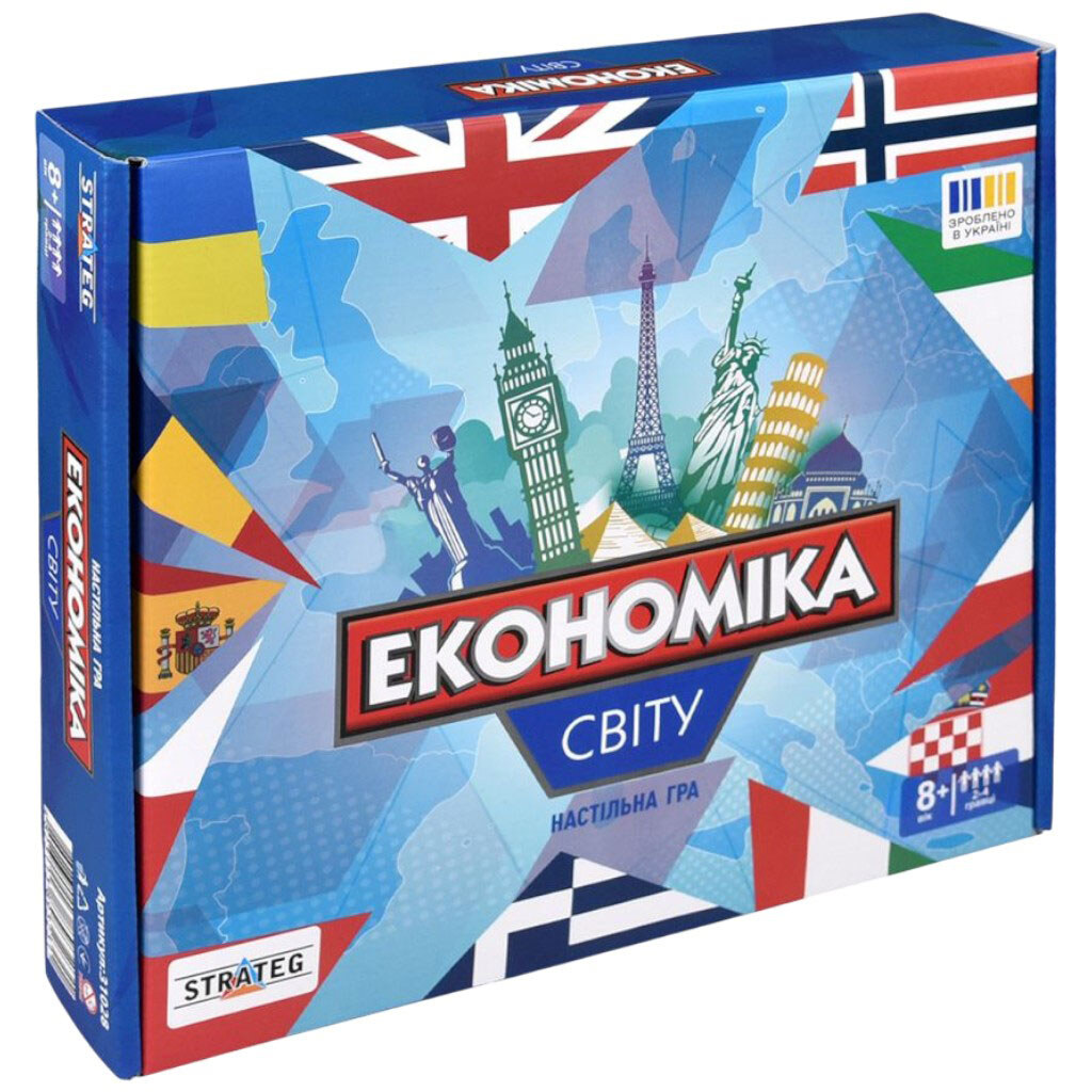 Настільна гра "Економіка світу", укр, Strateg - № 1 Настільна гра "Економіка світу", укр, Strateg - № 1