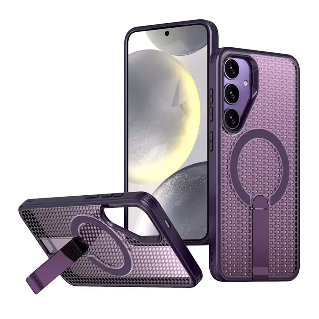 Чехол (накладка) Samsung S721 Galaxy S24 FE, Epik Breeze, MagSafe, Фиолетовый - № 2 Чехол (накладка) Samsung S721 Galaxy S24 FE, Epik Breeze, MagSafe, Фиолетовый - № 2