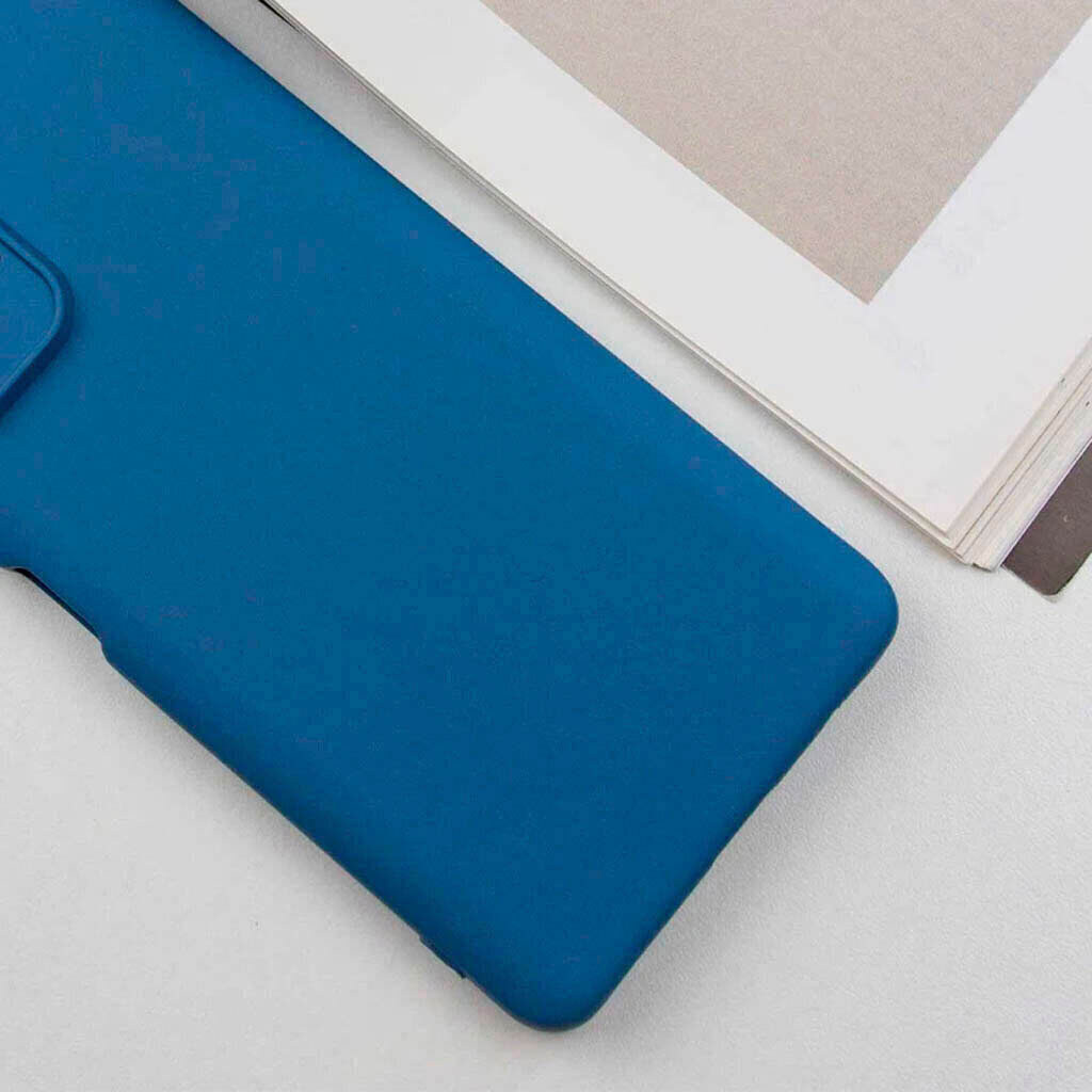 Чехол (накладка) Motorola Moto G06, GETMAN Liquid Silk, Royal Blue, Синий - № 5 Чехол (накладка) Motorola Moto G06, GETMAN Liquid Silk, Royal Blue, Синий - № 5