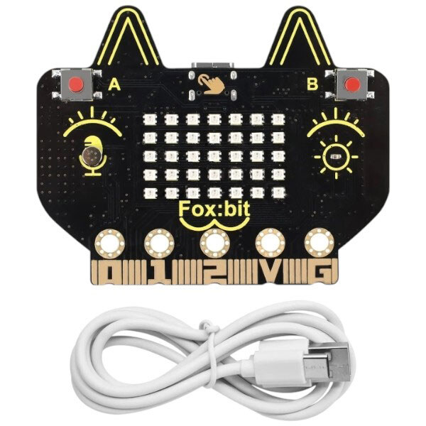 Вычислительный модуль Foxbit STEM Education ESP32 в форм-факторе Micro:bit с Wi-Fi и Bluetooth TYPE-C Arduino/Python от Keyestudio - № 1 Вычислительный модуль Foxbit STEM Education ESP32 в форм-факторе Micro:bit с Wi-Fi и Bluetooth TYPE-C Arduino/Python от Keyestudio - № 1