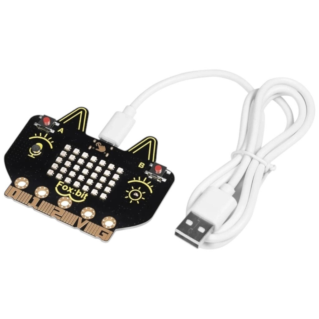 Вычислительный модуль Foxbit STEM Education ESP32 в форм-факторе Micro:bit с Wi-Fi и Bluetooth TYPE-C Arduino/Python от Keyestudio - № 3 Вычислительный модуль Foxbit STEM Education ESP32 в форм-факторе Micro:bit с Wi-Fi и Bluetooth TYPE-C Arduino/Python от Keyestudio - № 3