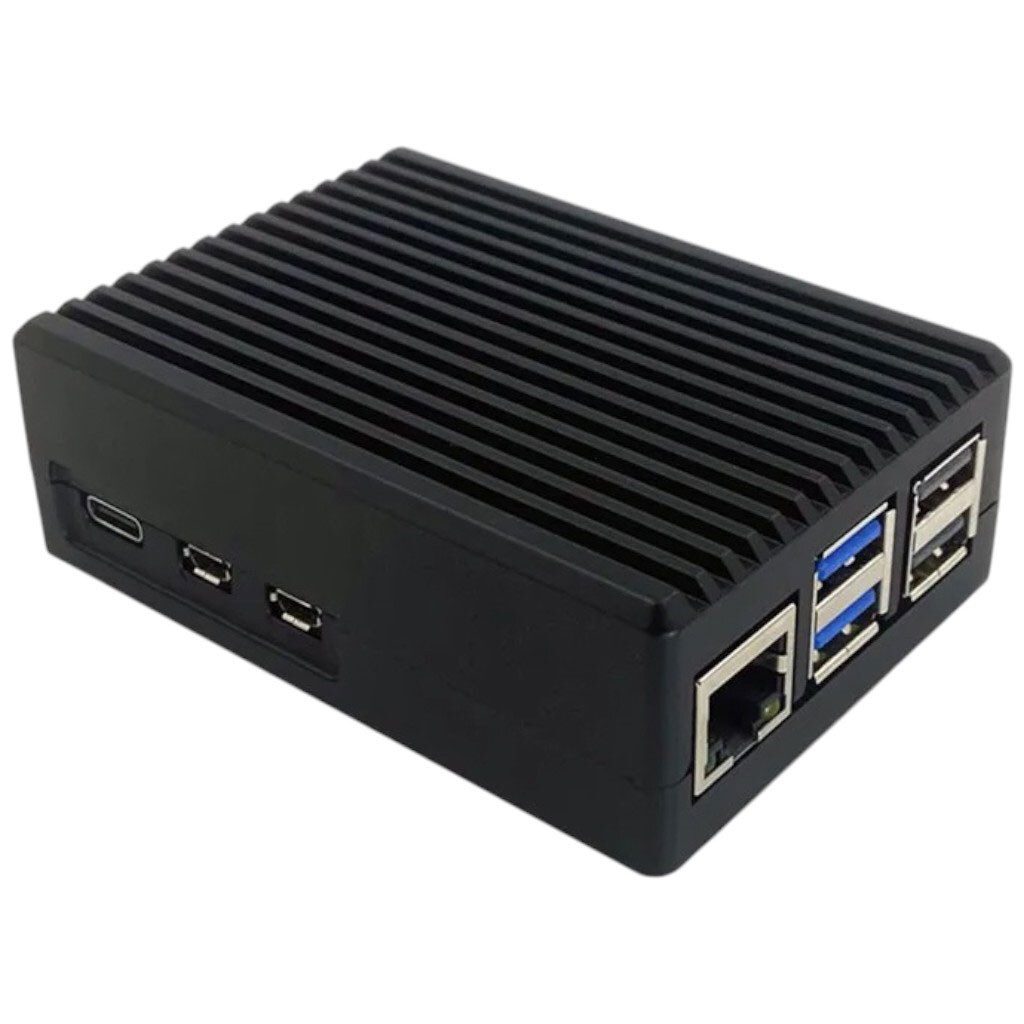 Алюминиевый корпус с активным охлаждением для Raspberry Pi 5 - № 4 Алюминиевый корпус с активным охлаждением для Raspberry Pi 5 - № 4