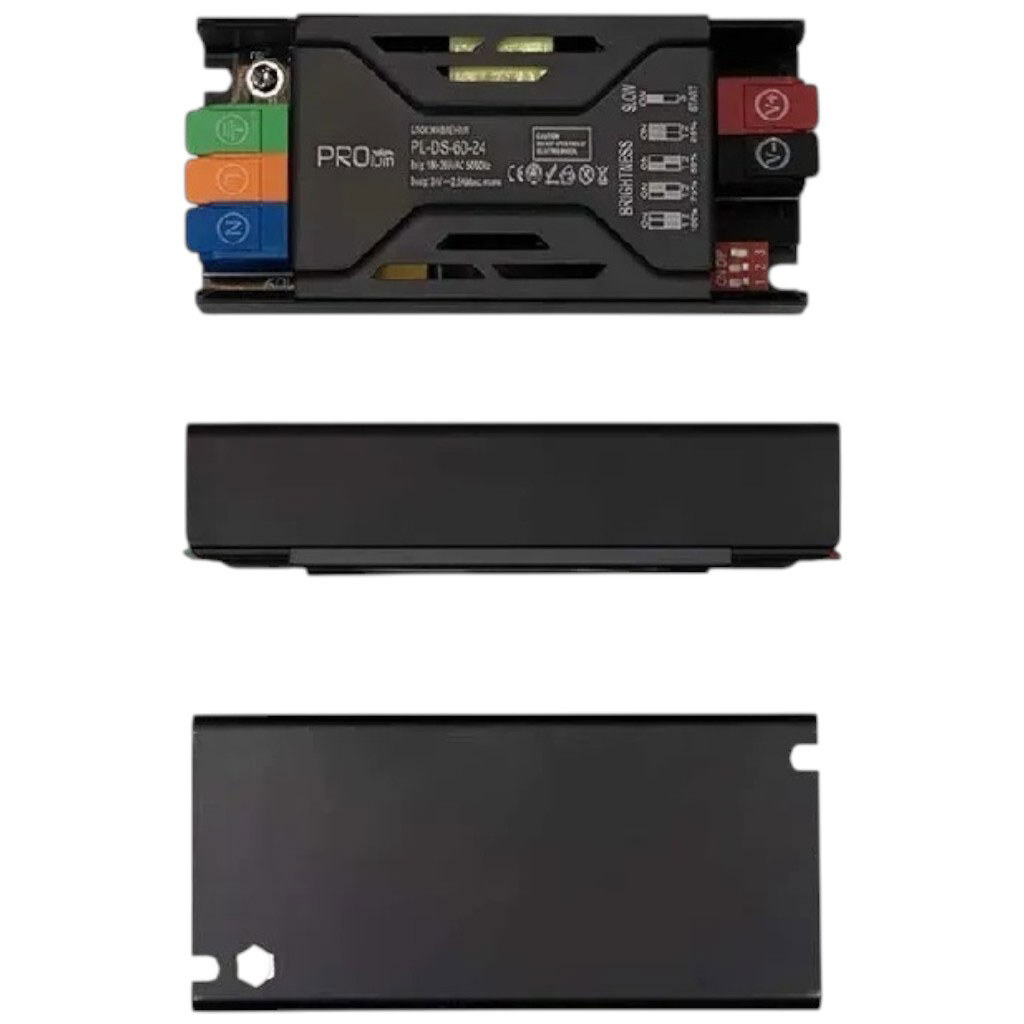 Блок живлення PROLUM™ DimmerSlow Start 24V, 60W, 2.5А, Series "DS" - № 2 Блок живлення PROLUM™ DimmerSlow Start 24V, 60W, 2.5А, Series "DS" - № 2