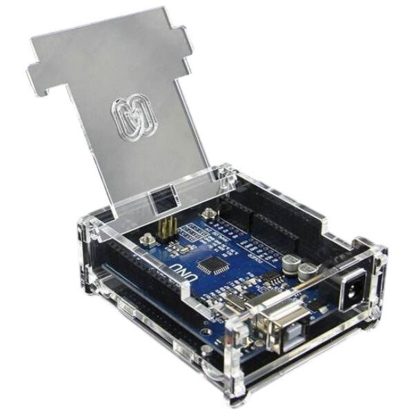 Корпус для Arduino Uno, UNO SMD, Arduino Leonardo, Прозрачный - № 2 Корпус для Arduino Uno, UNO SMD, Arduino Leonardo, Прозрачный - № 2