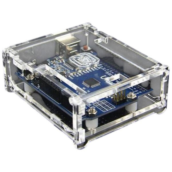 Корпус для Arduino Uno, UNO SMD, Arduino Leonardo, Прозрачный - № 5 Корпус для Arduino Uno, UNO SMD, Arduino Leonardo, Прозрачный - № 5
