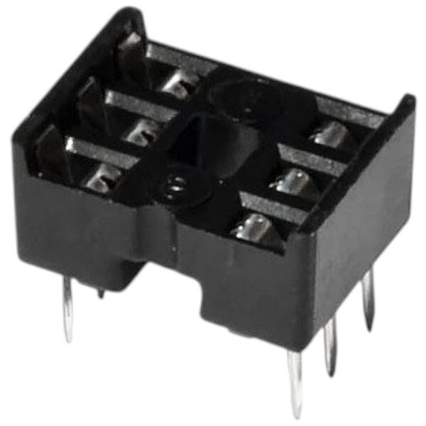 Панель SCS-6 для мікросхем DIP-6 - № 1 Панель SCS-6 для мікросхем DIP-6 - № 1