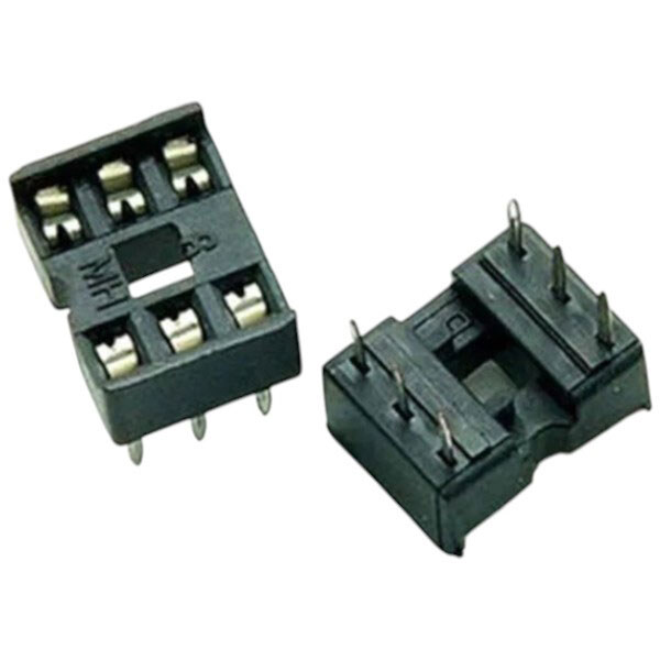 Панель SCS-6 для мікросхем DIP-6 - № 2 Панель SCS-6 для мікросхем DIP-6 - № 2