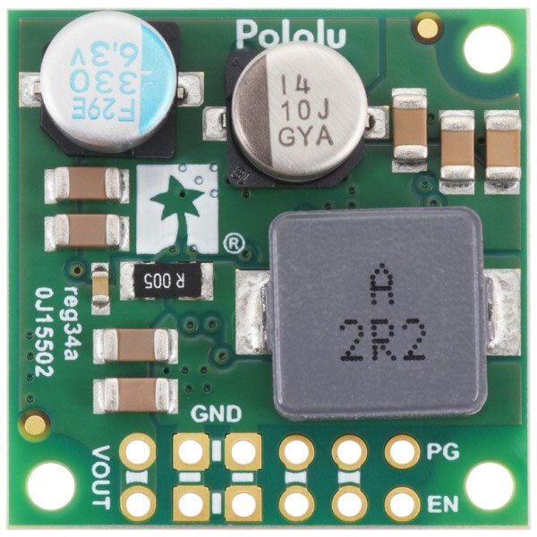 Понижающий DC-DC преобразователь 3.3В 6А D42V55F3 (вх. напр. до 60В) от Pololu - № 2 Понижающий DC-DC преобразователь 3.3В 6А D42V55F3 (вх. напр. до 60В) от Pololu - № 2