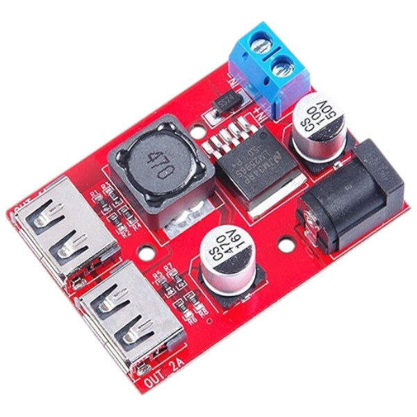 Понижающий преобразователь 6-40В 3А с 2хUSB выходами - № 1 Понижающий преобразователь 6-40В 3А с 2хUSB выходами - № 1