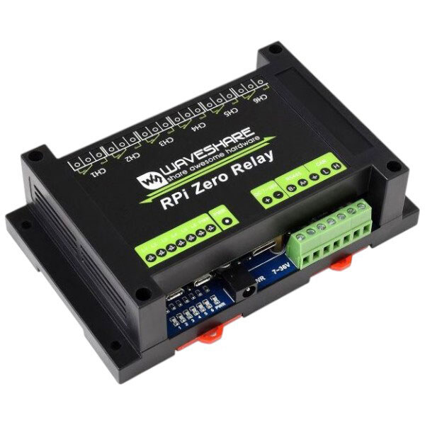 Промышленный 6-канальный модуль реле для Raspberry Pi Zero - № 1 Промышленный 6-канальный модуль реле для Raspberry Pi Zero - № 1