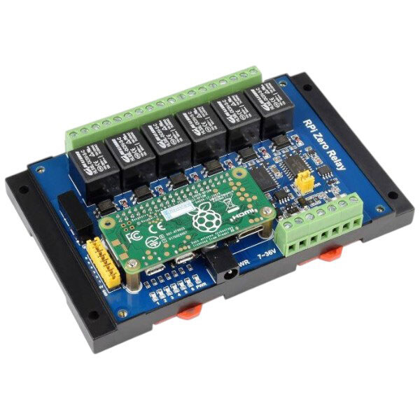 Промышленный 6-канальный модуль реле для Raspberry Pi Zero - № 5 Промышленный 6-канальный модуль реле для Raspberry Pi Zero - № 5