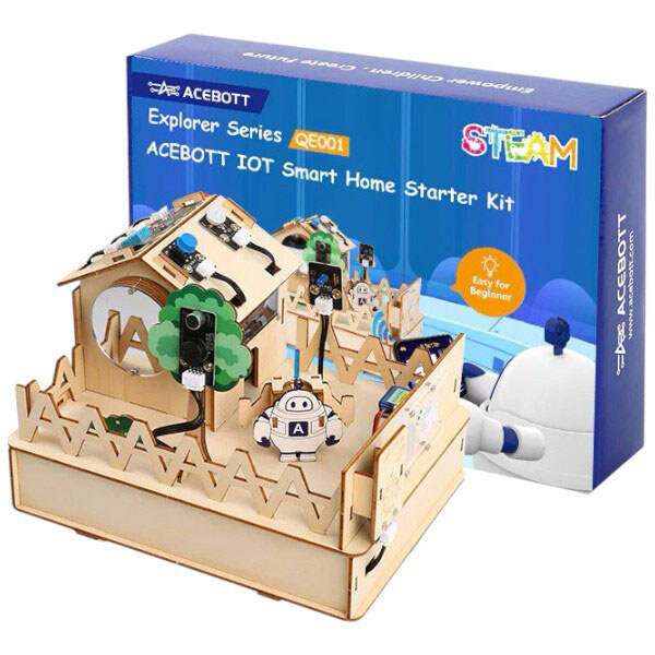 Стартовый комплект ACEBOTT QE001 ESP32 для умного дома IoT с Arduino - № 1 Стартовый комплект ACEBOTT QE001 ESP32 для умного дома IoT с Arduino - № 1