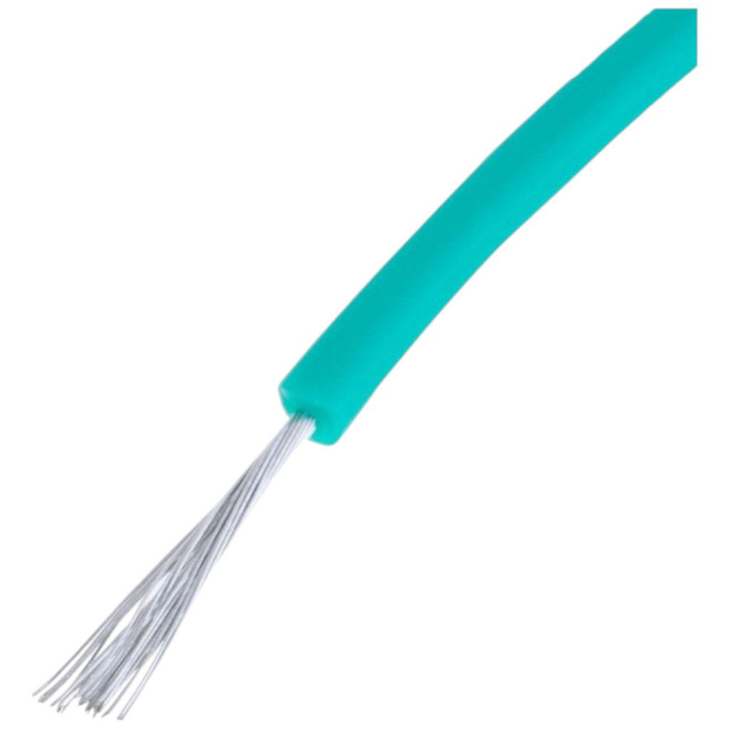 Силиконовый провод 30AWG (0.055mm2-11/0.08TS), Зеленый - № 1 Силиконовый провод 30AWG (0.055mm2-11/0.08TS), Зеленый - № 1