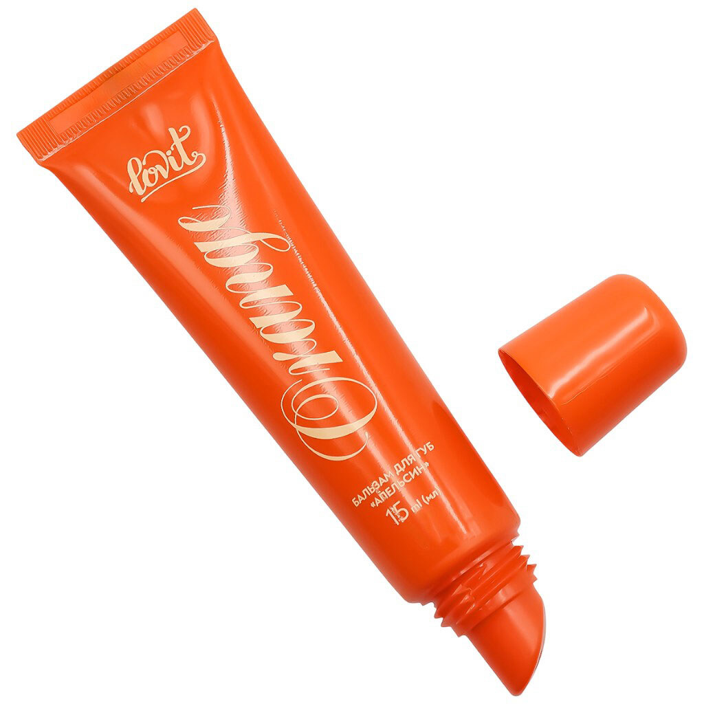 Бальзам для губ Lovit "Апельсин", 15 мл - № 3 Бальзам для губ Lovit "Апельсин", 15 мл - № 3
