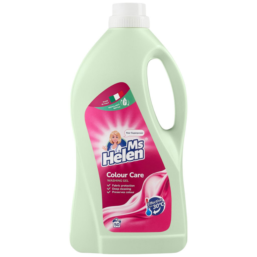 Гель для стирки Ms Helen "Colour Care", 2,5л - № 1 Гель для стирки Ms Helen "Colour Care", 2,5л - № 1