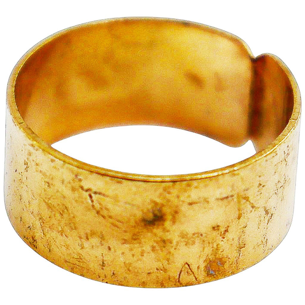 Каблучка жіноча металева широка гладка - № 1 Каблучка жіноча металева широка гладка - № 1