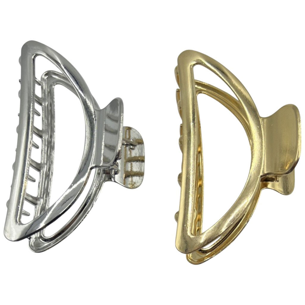 Краб для волосся металевий в асортименті - № 1 Краб для волосся металевий в асортименті - № 1