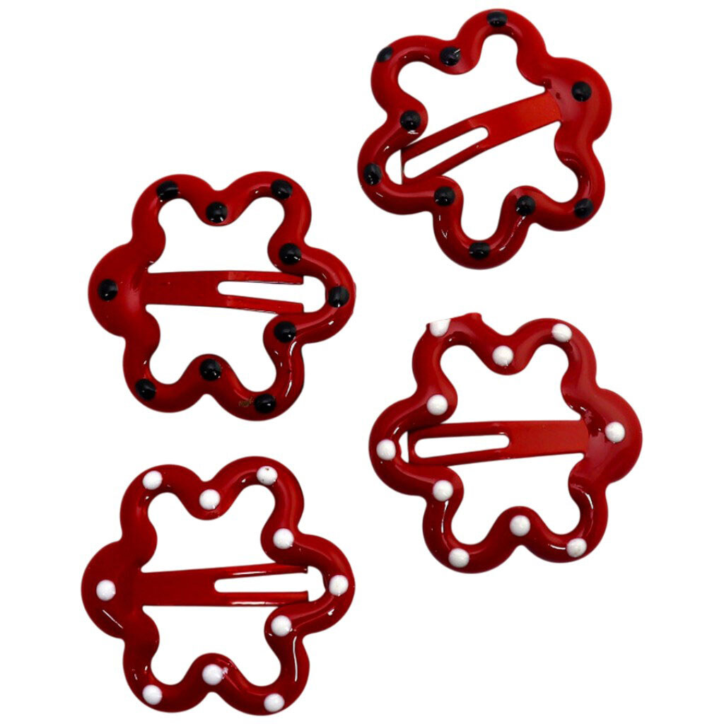 Набор заколок для волос фигурных "Тик-да", 4 шт. - № 1 Набор заколок для волос фигурных "Тик-да", 4 шт. - № 1