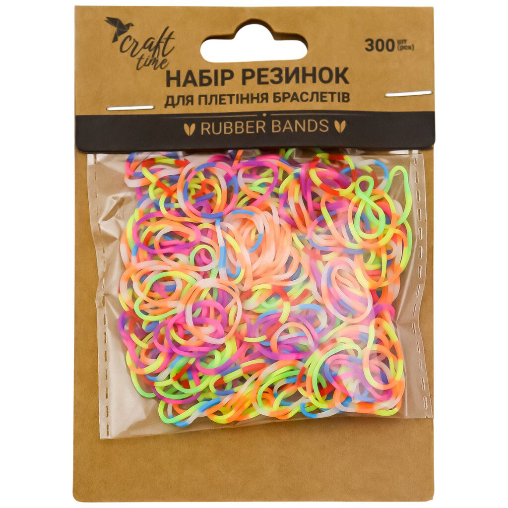 Набор резинок для плетения браслетов Craft time, Craft Time - № 1 Набор резинок для плетения браслетов Craft time, Craft Time - № 1