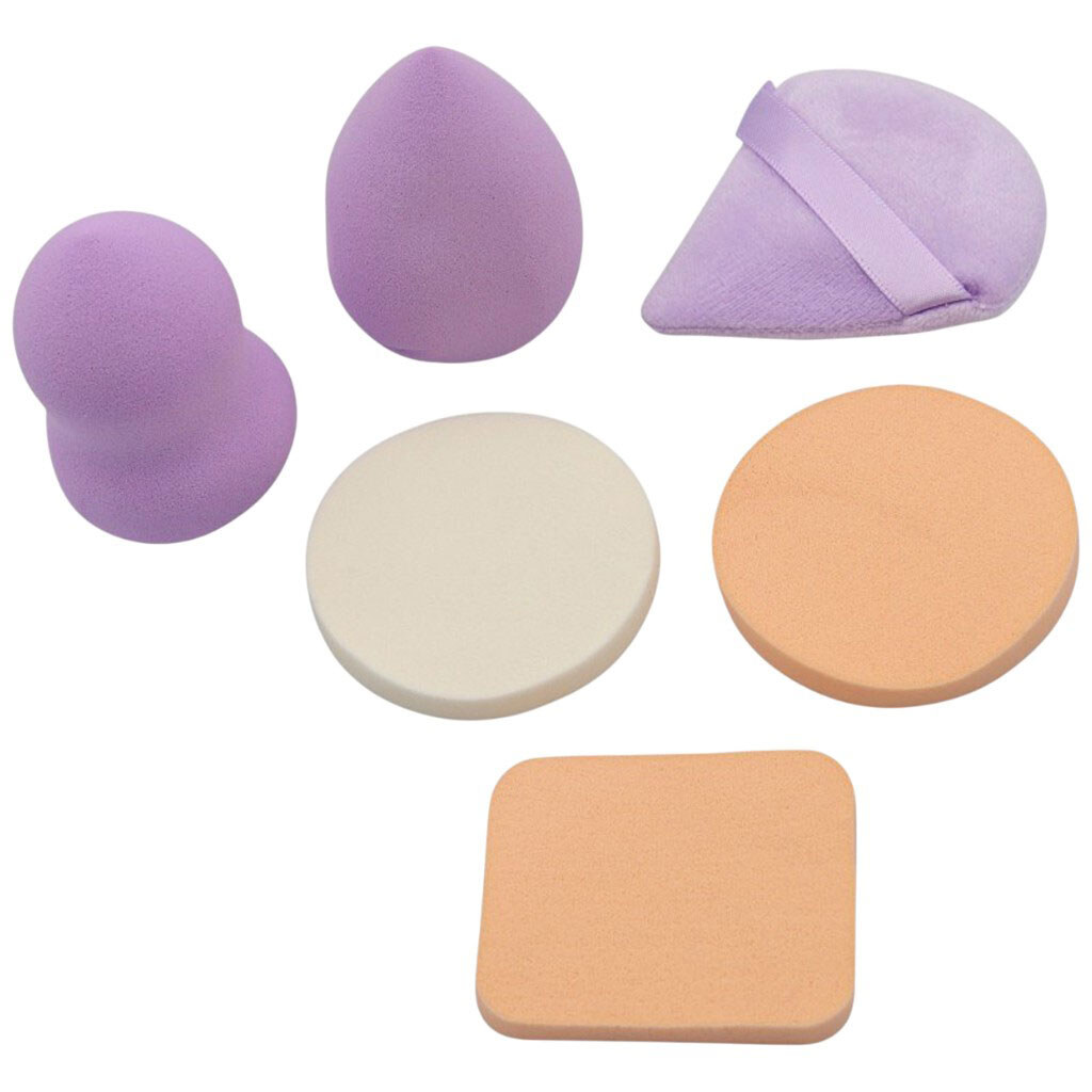 Набор спонжей для макияжа фигурных, 6 шт. - № 3 Набор спонжей для макияжа фигурных, 6 шт. - № 3