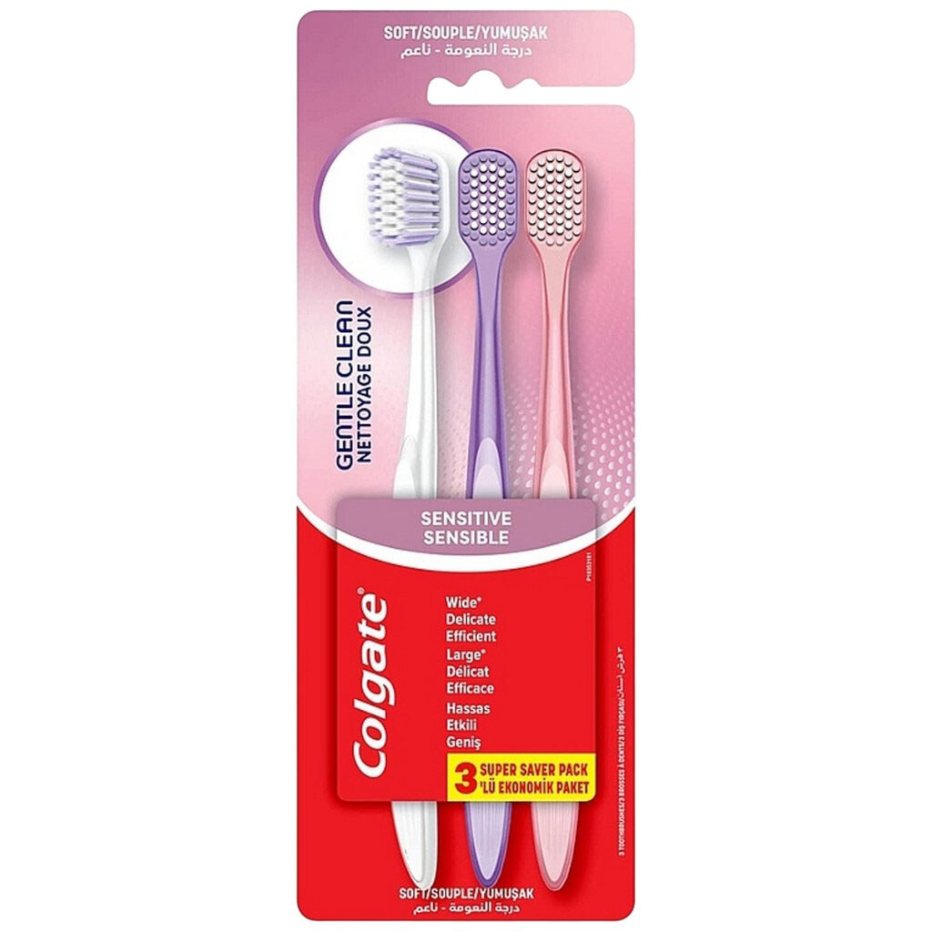 Набір щіток зубних COLGATE "Дбайливе чищення", 3 шт/уп. - № 1 Набір щіток зубних COLGATE "Дбайливе чищення", 3 шт/уп. - № 1