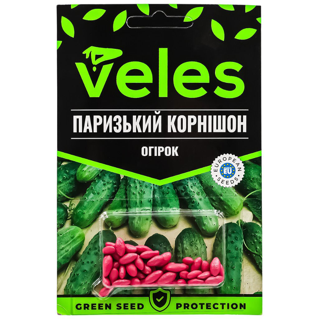 Семена Огурец дражированный ВЕЛЕС Парижский Корнишон, 50 шт/уп. - № 1 Семена Огурец дражированный ВЕЛЕС Парижский Корнишон, 50 шт/уп. - № 1