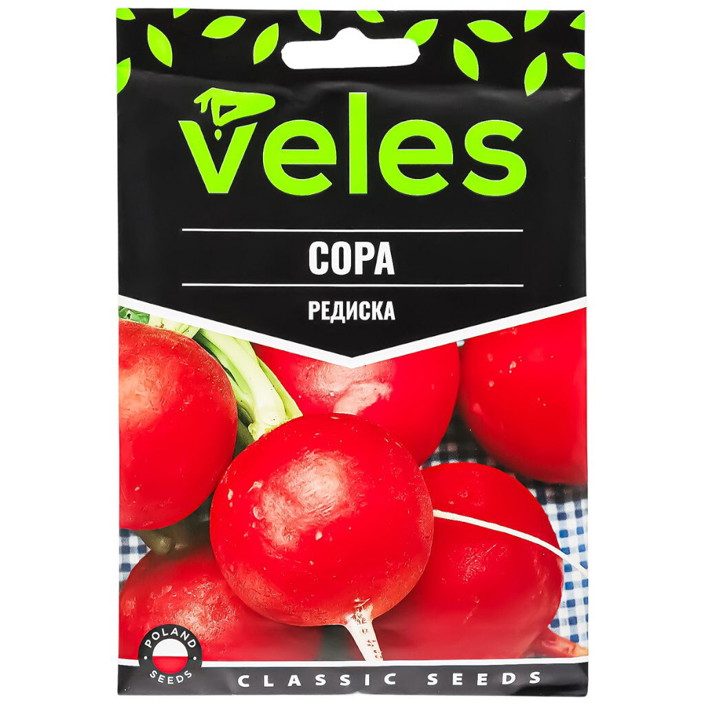 Семена Редиска ВЕЛЕС Сора, 15 г - № 1 Семена Редиска ВЕЛЕС Сора, 15 г - № 1