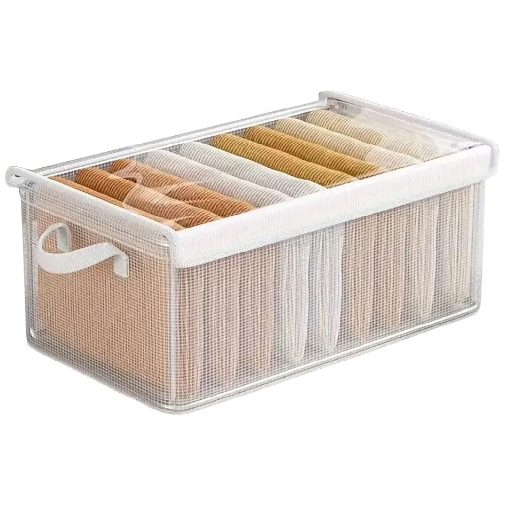 Органайзер для хранения вещей с крышкой прозрачный - № 1 Органайзер для хранения вещей с крышкой прозрачный - № 1