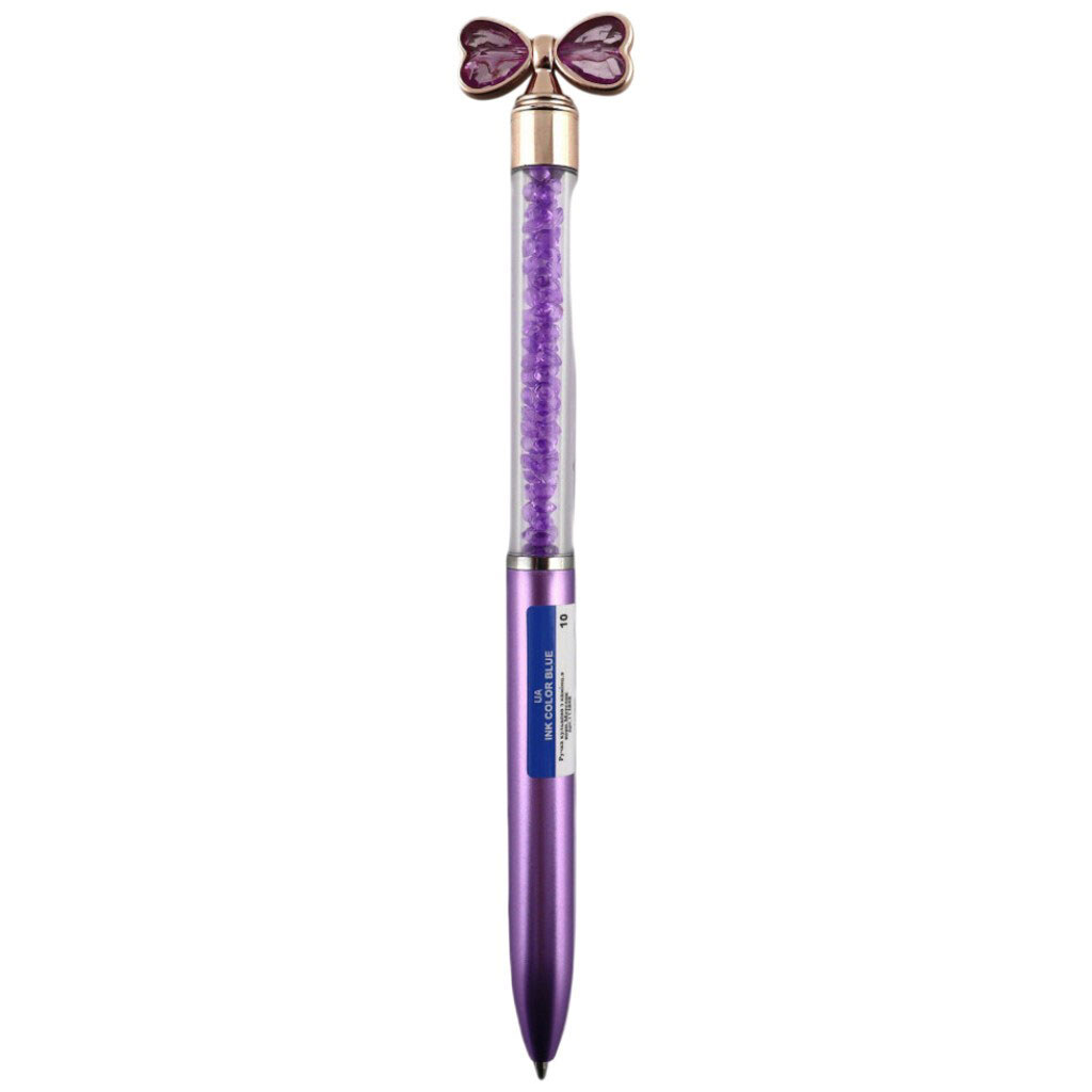 Ручка шариковая с камешками в корпусе "Бабочка" - № 2 Ручка шариковая с камешками в корпусе "Бабочка" - № 2