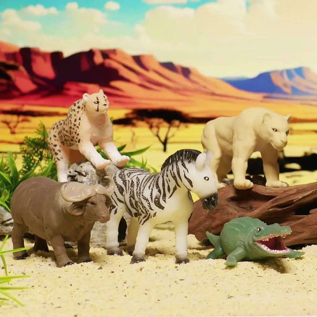 Стретч-игрушка коллекционная серия "Legend of animals: Часовые саванны", Sbabam - № 4 Стретч-игрушка коллекционная серия "Legend of animals: Часовые саванны", Sbabam - № 4