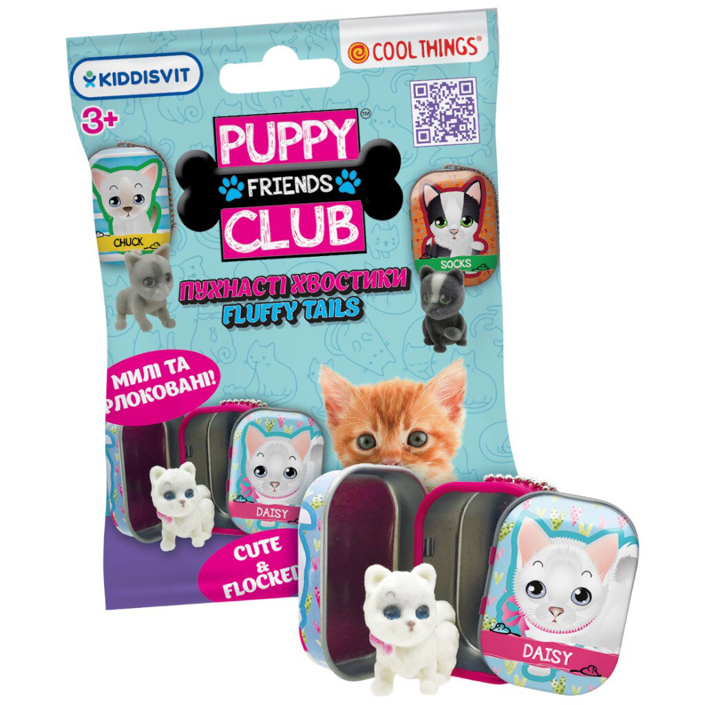 Фигурка игрушечная коллекция серия "Puppy Club: Пушистые хвостики", Cool Things - № 1 Фигурка игрушечная коллекция серия "Puppy Club: Пушистые хвостики", Cool Things - № 1