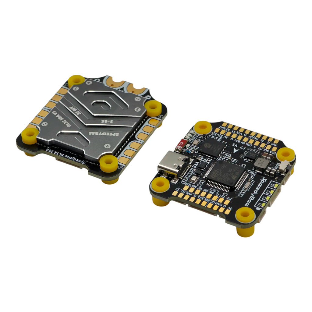Полетный стек FPV SpeedyBee F7 V3 BL32 50A FCESC Stack - № 3 Полетный стек FPV SpeedyBee F7 V3 BL32 50A FCESC Stack - № 3