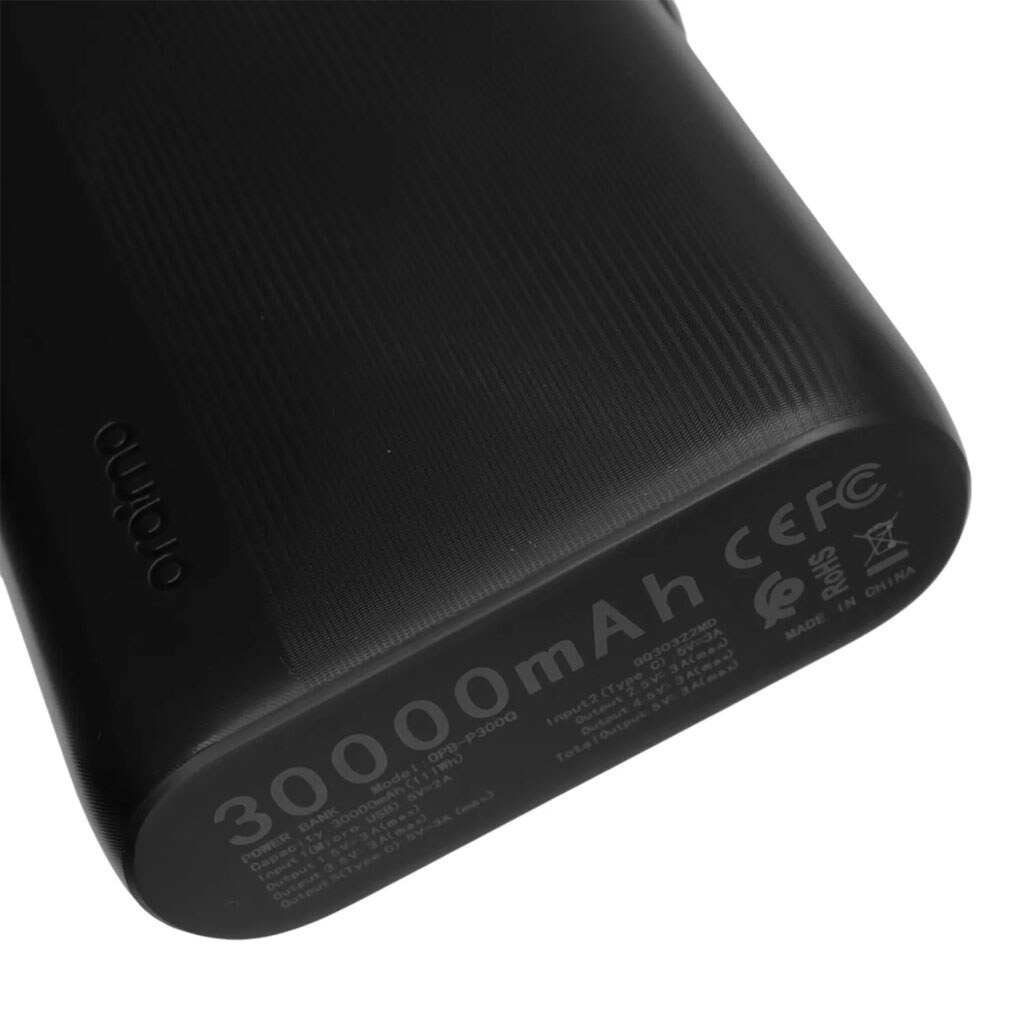 Портативная батарея (Power Bank) Oraimo, 30000 mAh, Черный - № 4 Портативная батарея (Power Bank) Oraimo, 30000 mAh, Черный - № 4