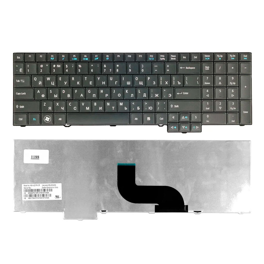 Клавиатура для ноутбука Acer TravelMate 5360 - № 1 Клавиатура для ноутбука Acer TravelMate 5360 - № 1