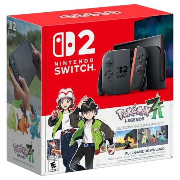 Портативна ігрова консоль Nintendo Switch 2 + Pokemon Legends: Z-A Bundle, Чорний - № 5 Портативна ігрова консоль Nintendo Switch 2 + Pokemon Legends: Z-A Bundle, Чорний - № 5