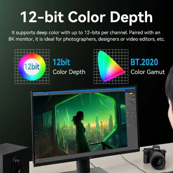 Кабель Vention ALOGH, HDMI, 2.0 м., Зеленый - № 3 Кабель Vention ALOGH, HDMI, 2.0 м., Зеленый - № 3