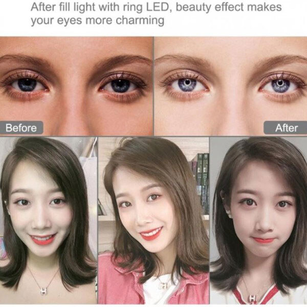 Кольцевая LED-лампа Puluz PKT3061B, Черный - № 8 Кольцевая LED-лампа Puluz PKT3061B, Черный - № 8