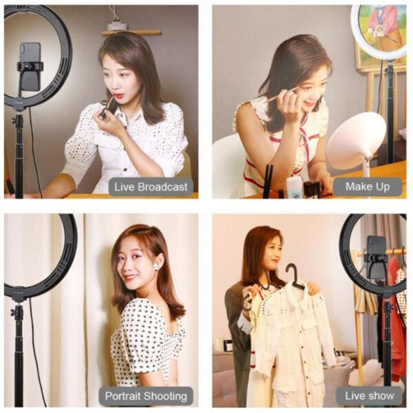 Кольцевая LED-лампа Puluz PKT3061B, Черный - № 9 Кольцевая LED-лампа Puluz PKT3061B, Черный - № 9