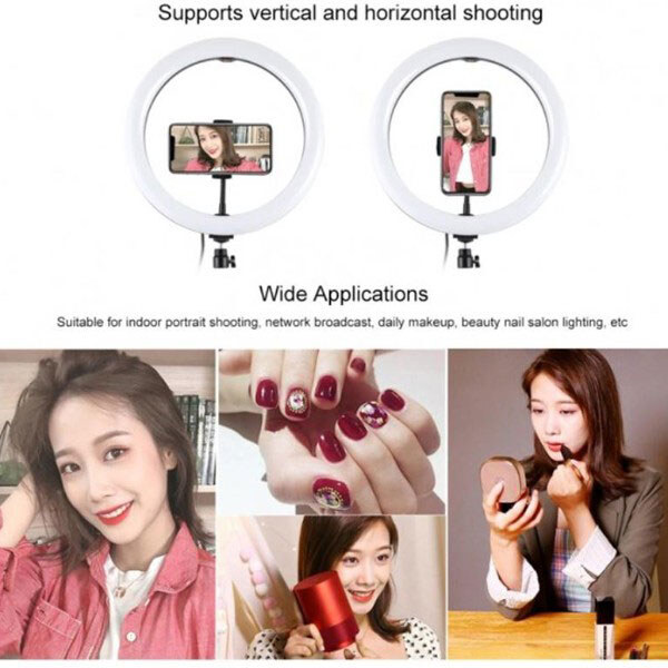 Кольцевая LED-лампа Puluz PKT3061B, Черный - № 10 Кольцевая LED-лампа Puluz PKT3061B, Черный - № 10