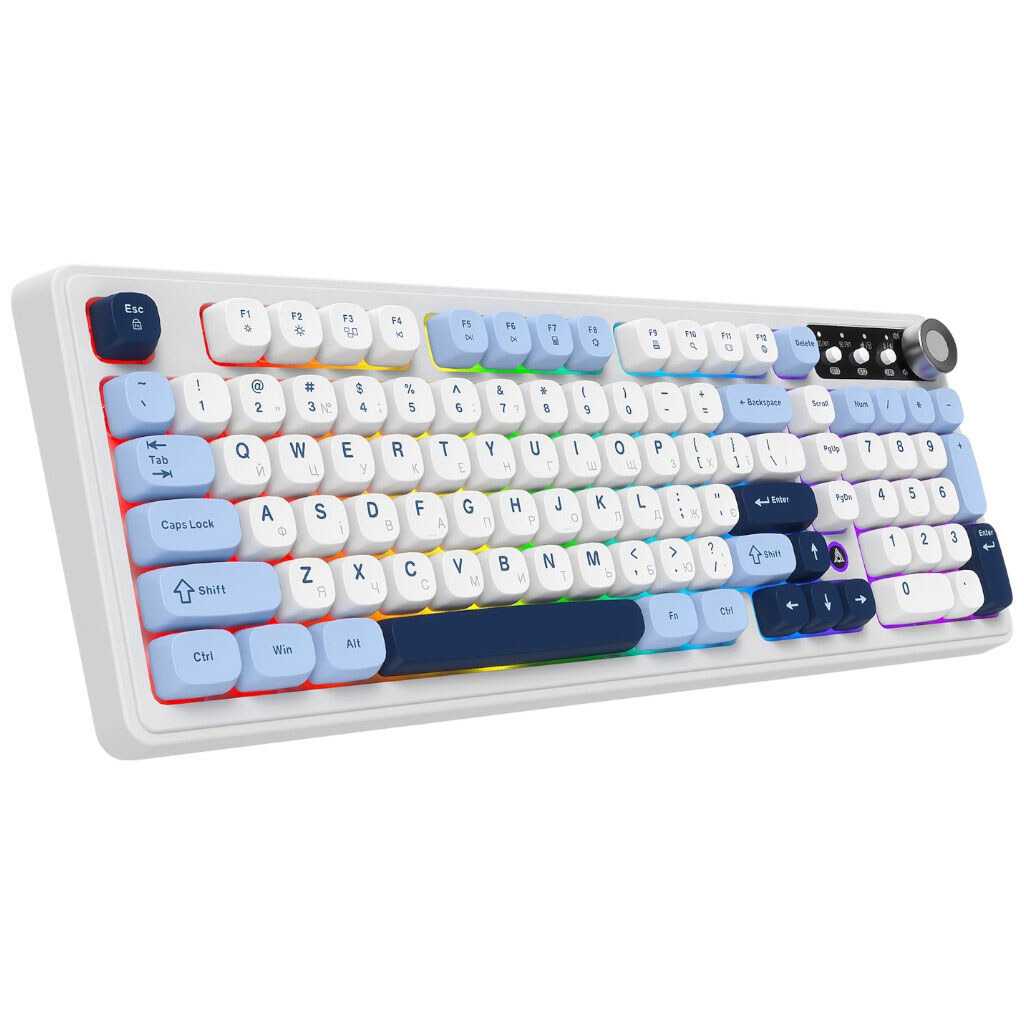 Клавиатура Ajazz AF98 Plus, Голубой - № 2 Клавиатура Ajazz AF98 Plus, Голубой - № 2