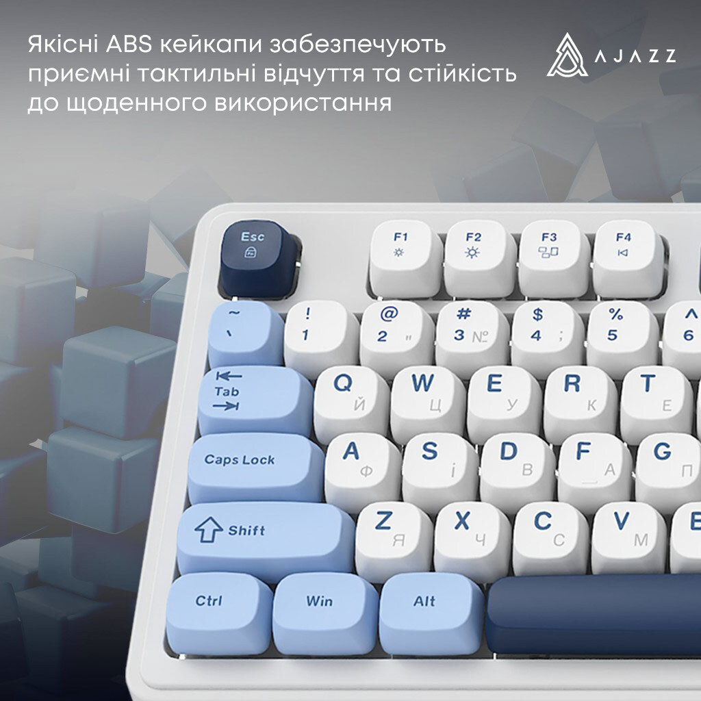 Клавиатура Ajazz AF98 Plus, Голубой - № 13 Клавиатура Ajazz AF98 Plus, Голубой - № 13