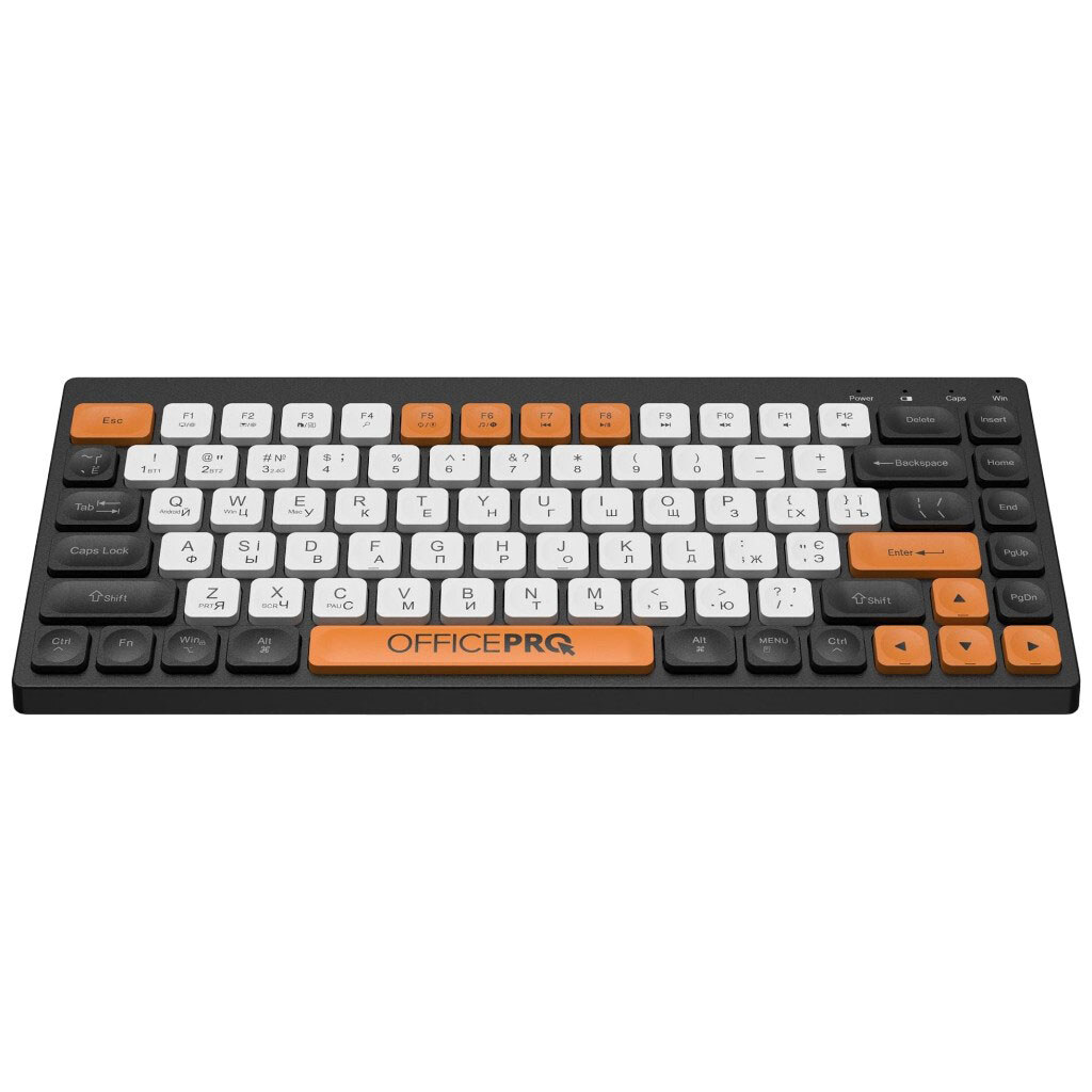 Клавиатура OfficePro SK955B Bluetooth, Черный - № 2 Клавиатура OfficePro SK955B Bluetooth, Черный - № 2