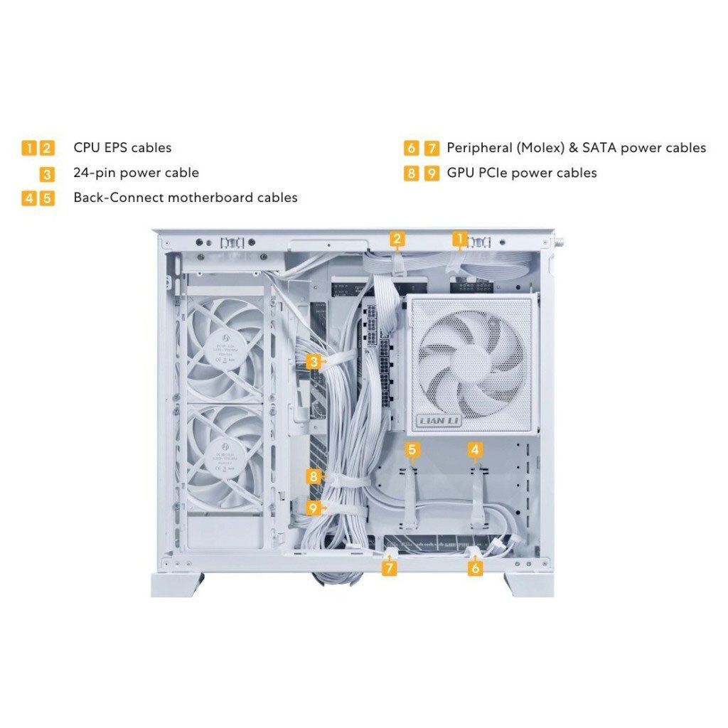 Корпус Lian Li O11 Dynamic Mini V2, Белый - № 5 Корпус Lian Li O11 Dynamic Mini V2, Белый - № 5