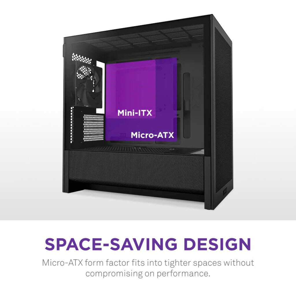 Корпус NZXT H3 Flow, Чорний - № 4 Корпус NZXT H3 Flow, Чорний - № 4